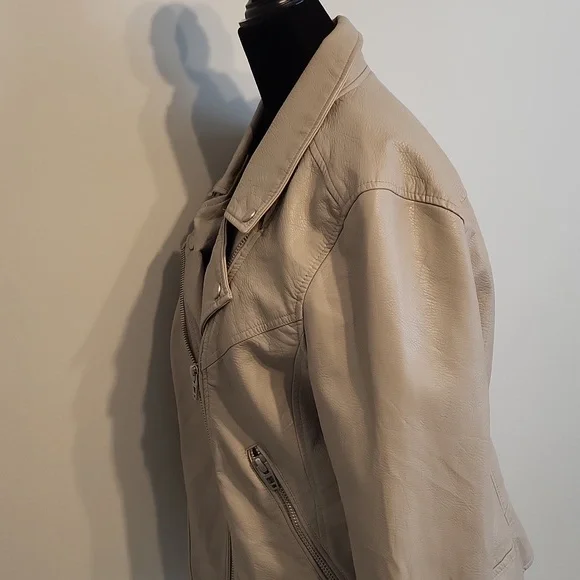 ANTHROPOLOGIE | BLANKNYC | 2X XXL | Life Changer Vegan Leather Zip Moto Jacket - Picture 16 of 17